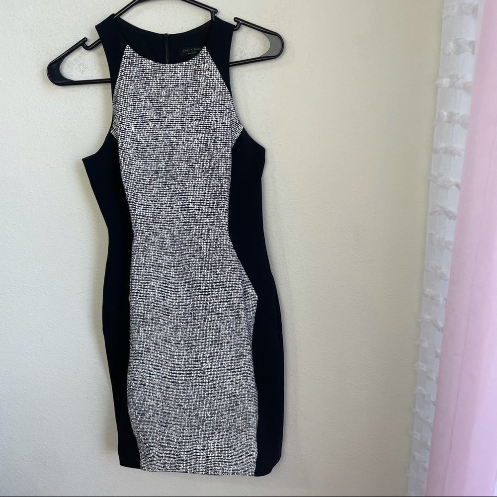 Rag & Bone Tweed Color-Block Illusion Dress - image 2